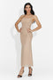 Abito Midi Beige di Petrinelia Bogas per Donne