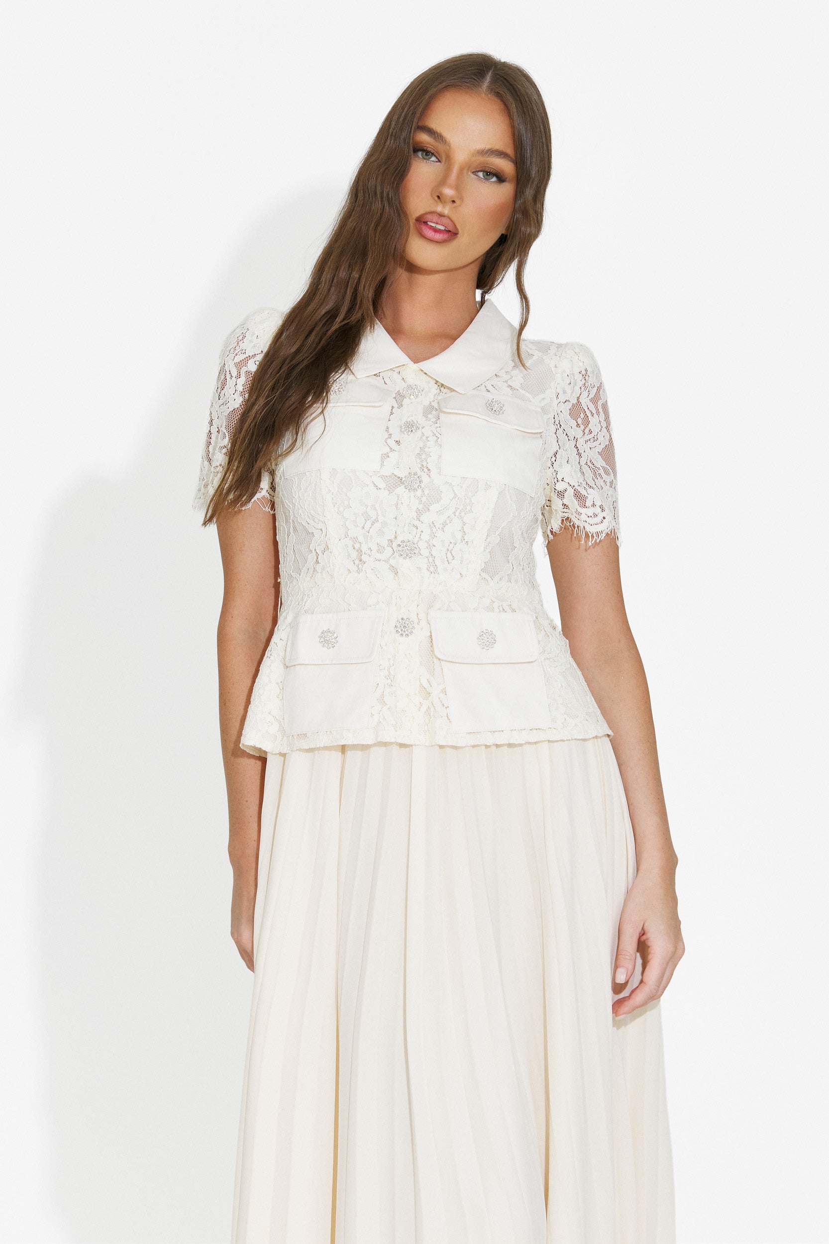 Vestito donna midi beige Sicosa Bogas