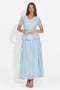 Vestito donna midi azzurro Silviarosa Bogas
