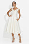 Abito midi da donna crema Ayanda Bogas
