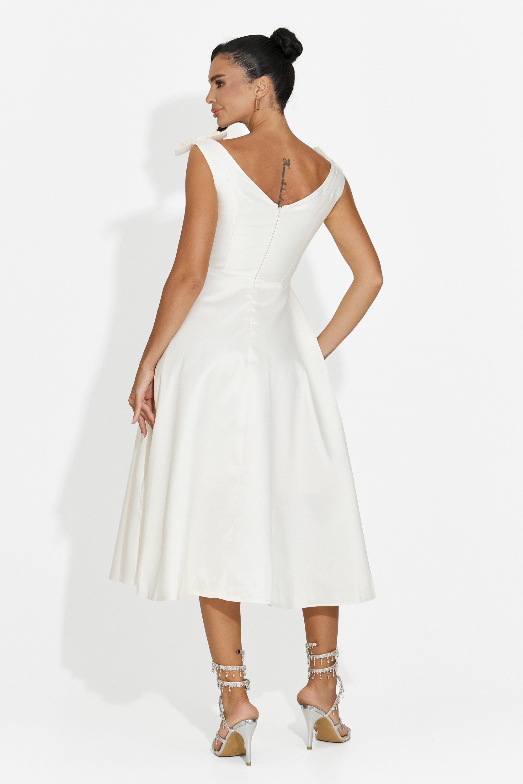 Abito donna midi fucsia Ayanda Bogas