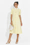 Abito donna midi giallo Ernesta Bogas