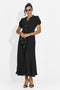 Abito donna midi nero Taisiana Bogas