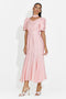 Abito donna midi rosa Antoneia Bogas