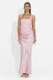 Vestito donna midi rosa Kaviala Bogas