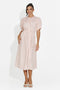Abito donna midi rosa Olema Bogas