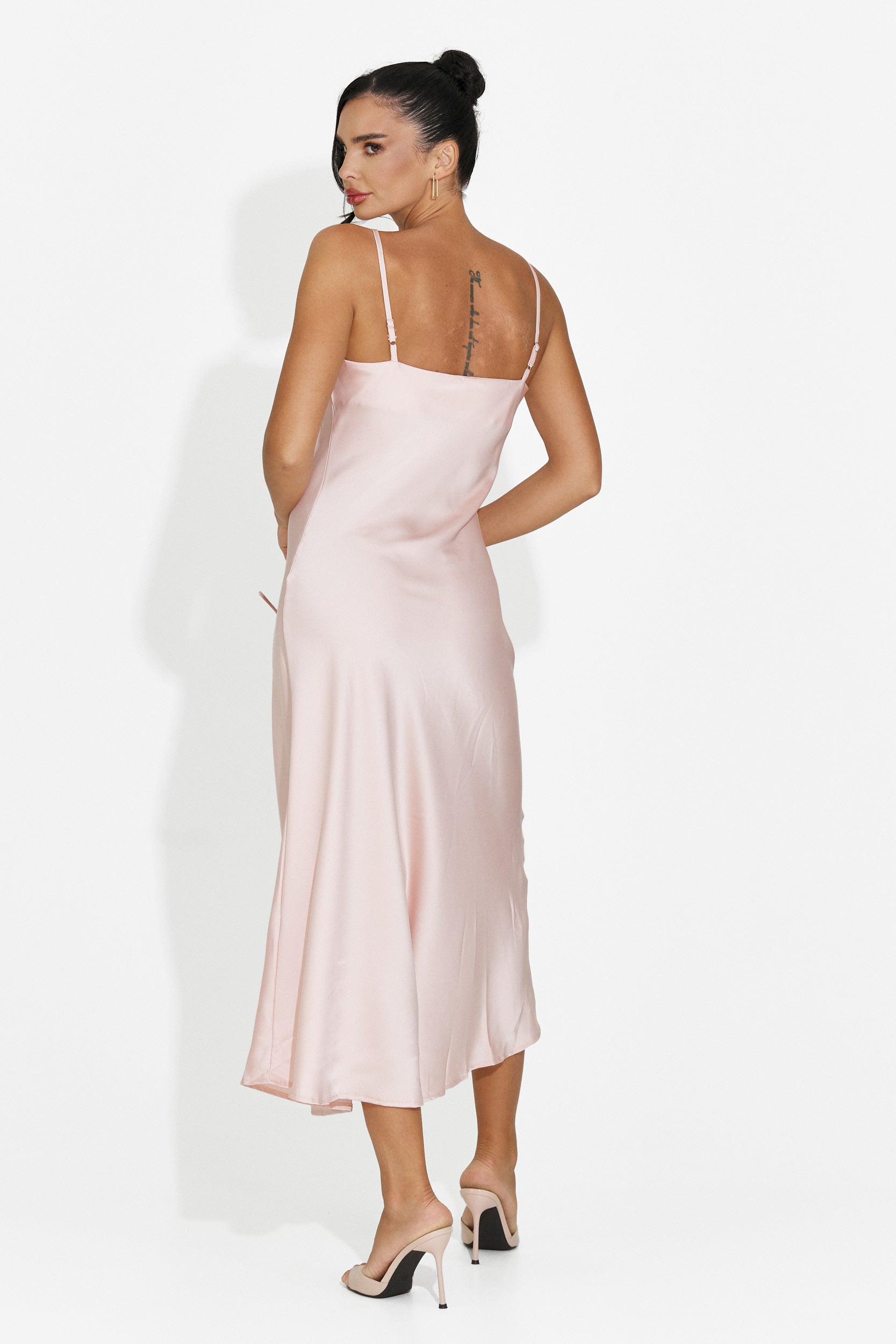 Abito donna midi rosa Zimia Bogas