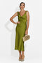 Abito donna midi verde Aliria Bogas