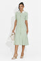 Abito donna midi verde Ernesta Bogas