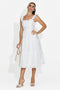 Abito donna corto bianco Camenia Bogas