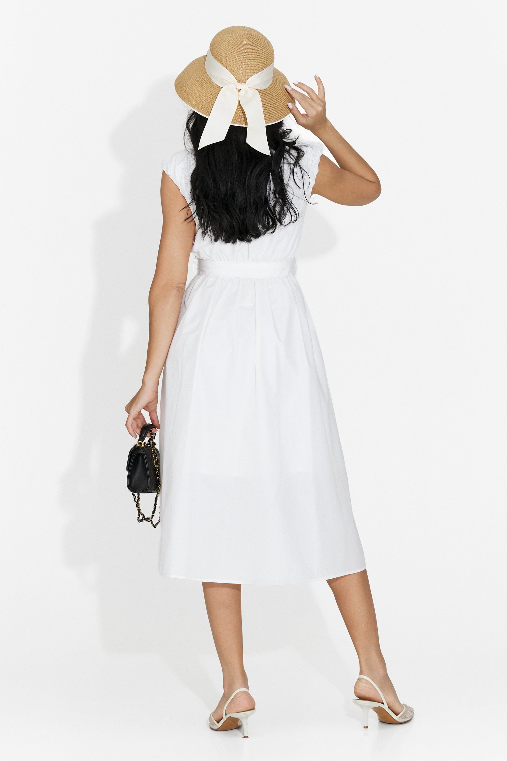 Vestito Bianco Corto da Donna di Harleia Bogas