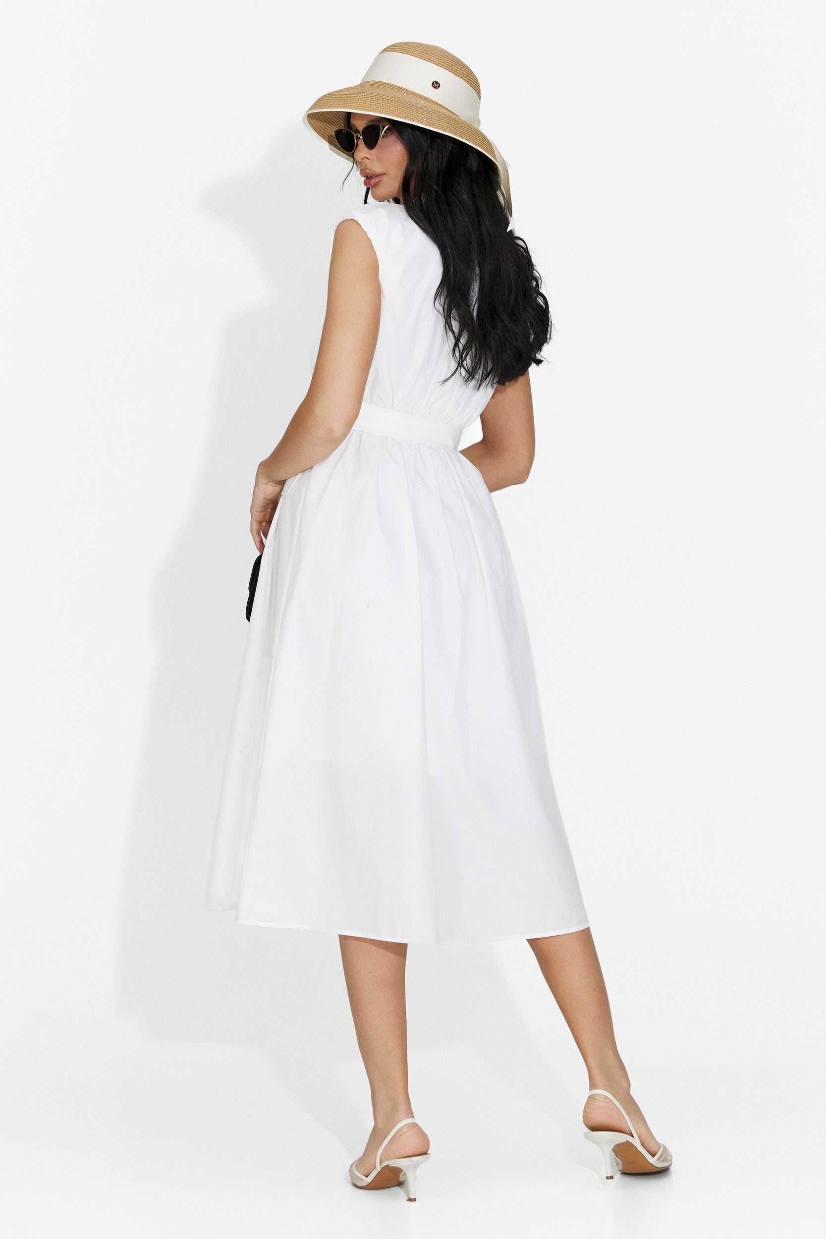 Vestito Bianco Corto da Donna di Harleia Bogas