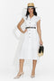 Vestito Bianco Corto da Donna di Jasmina Boga