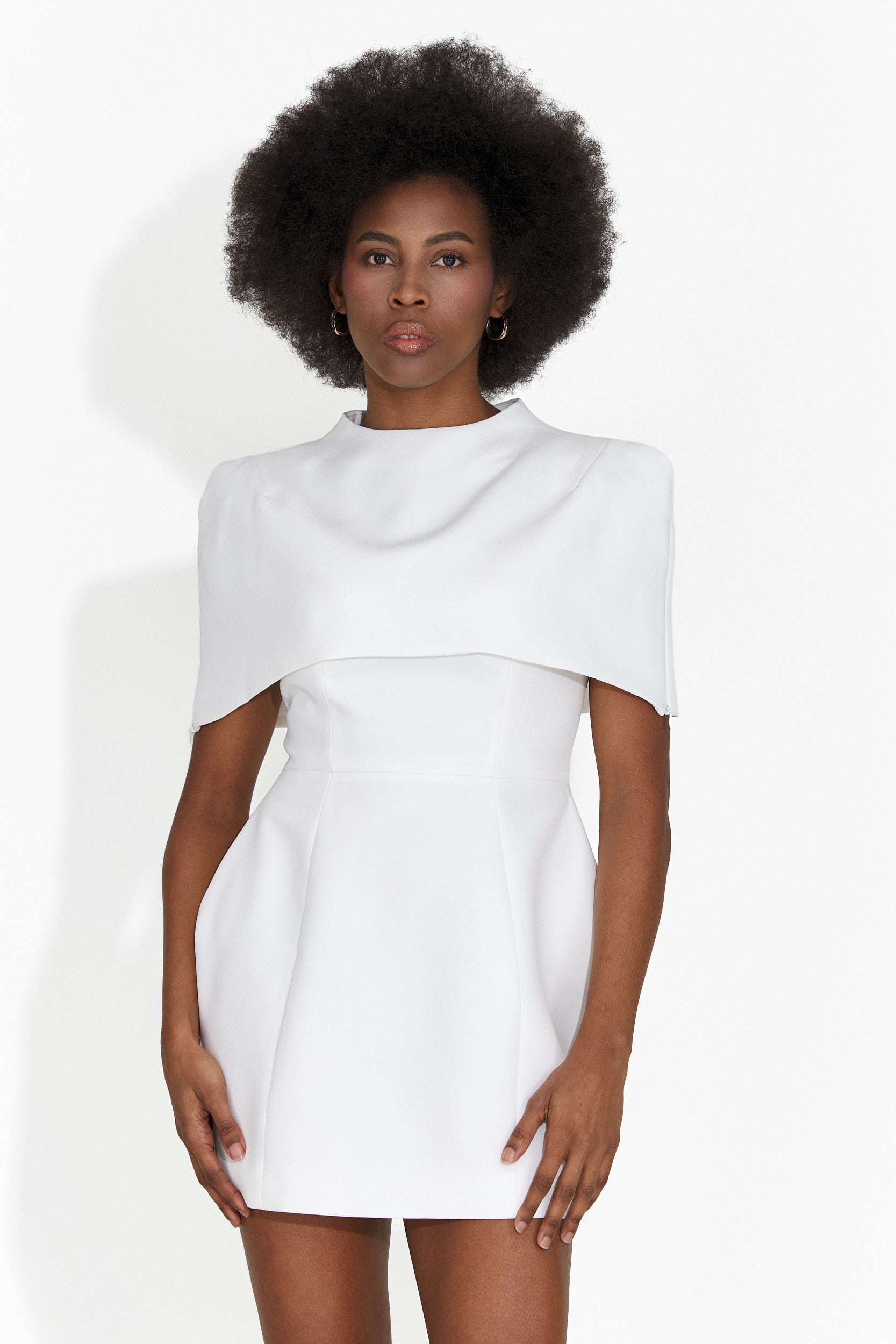 Vestito Bianco Corto da Donna di Jimenia Bogas