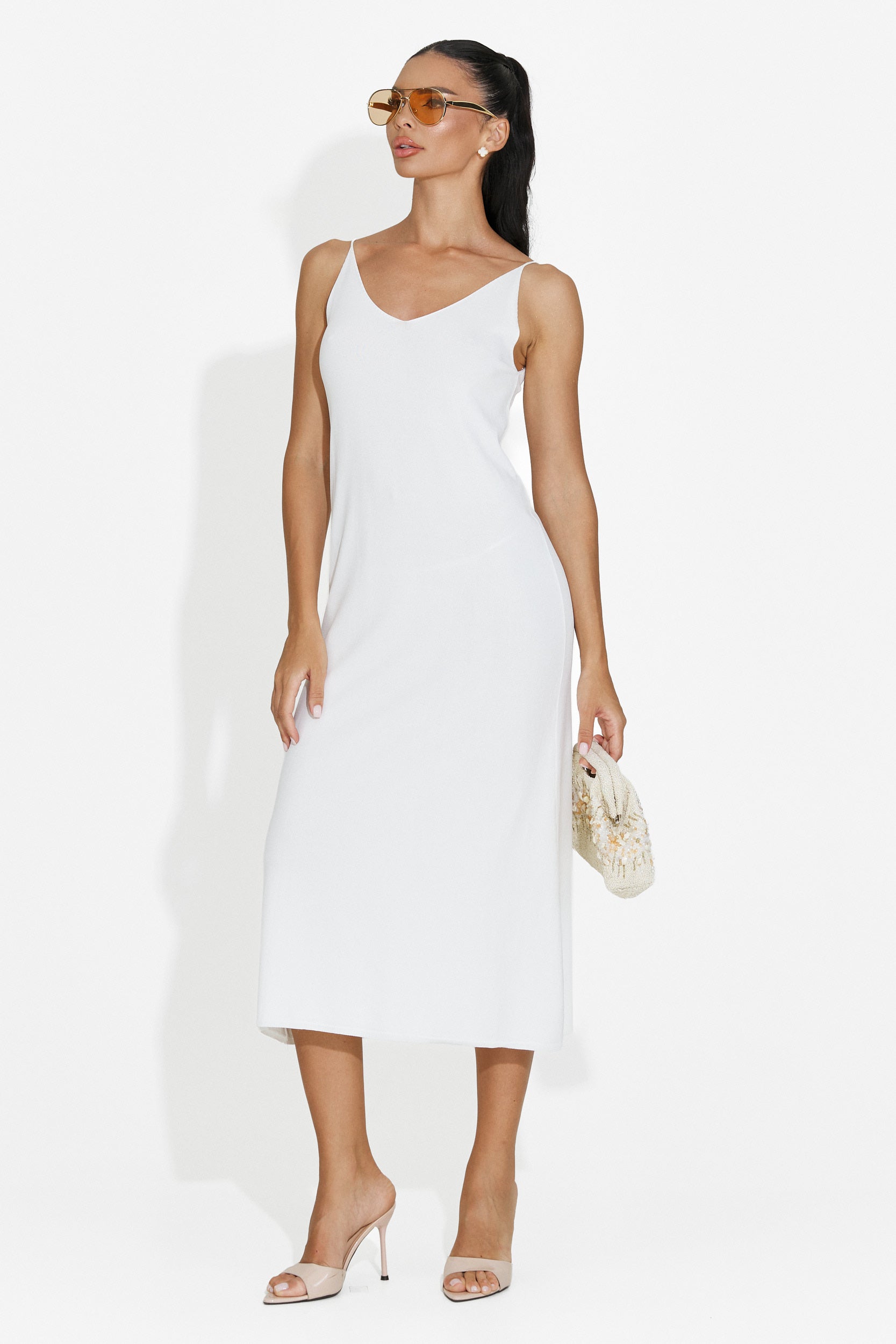 Vestito donna corto bianco Liorna Bogas