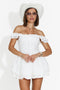 Abito donna corto bianco Melindia Bogas