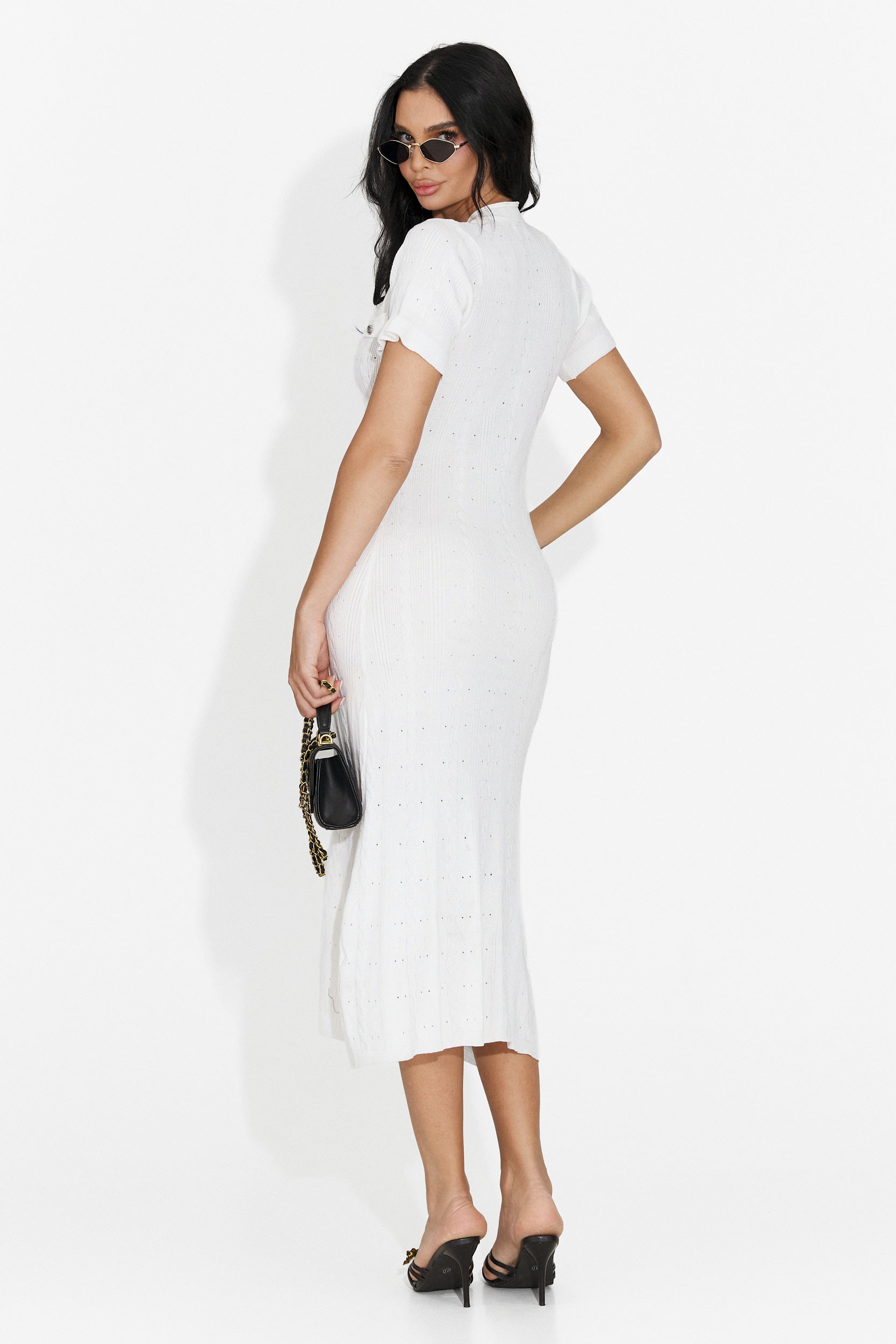 Vestito Bianco Corto da Donna di Verioma Bogas