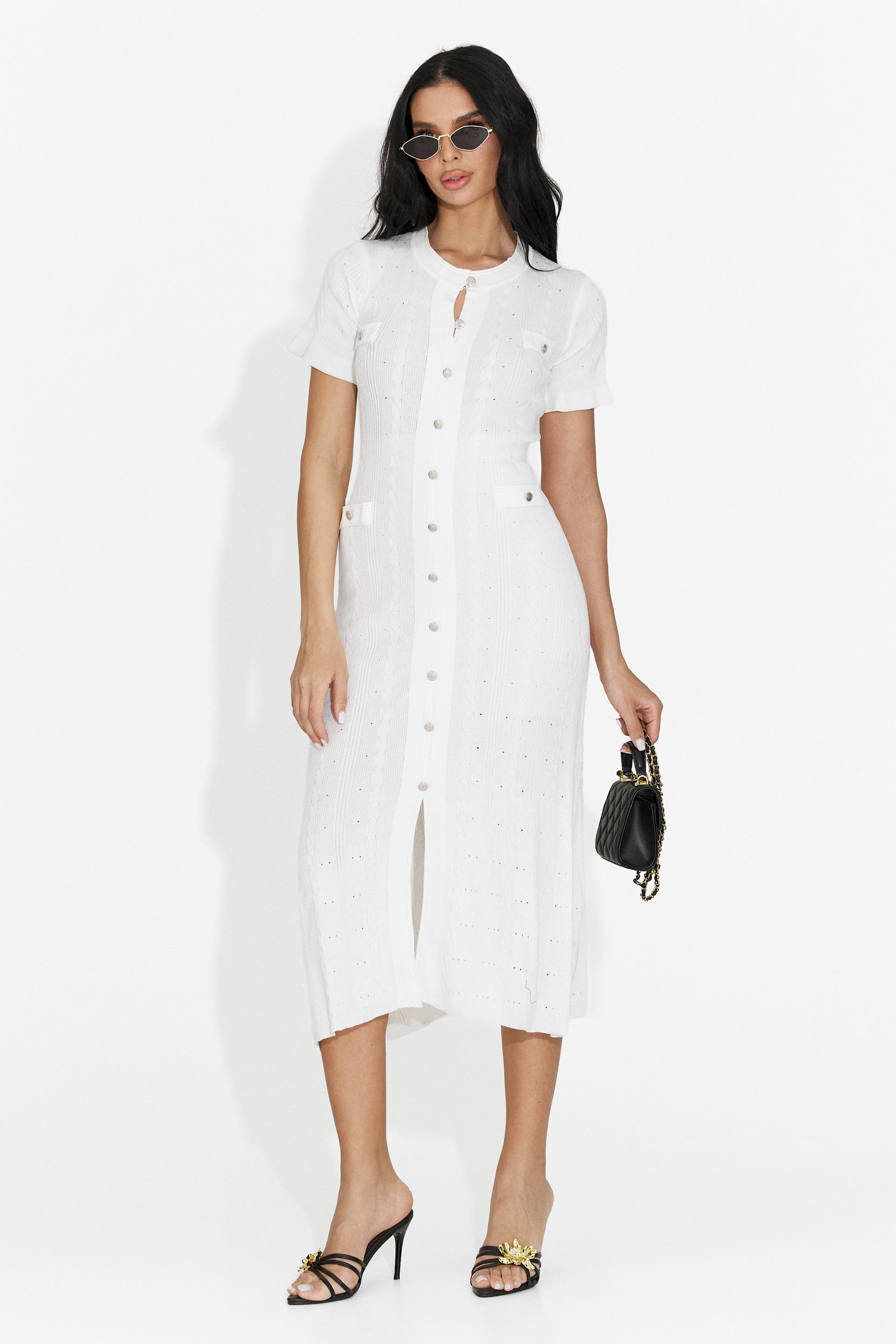 Vestito Bianco Corto da Donna di Verioma Bogas