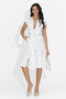 Vestito Bianco Corto da Donna di Yaldea Bogas