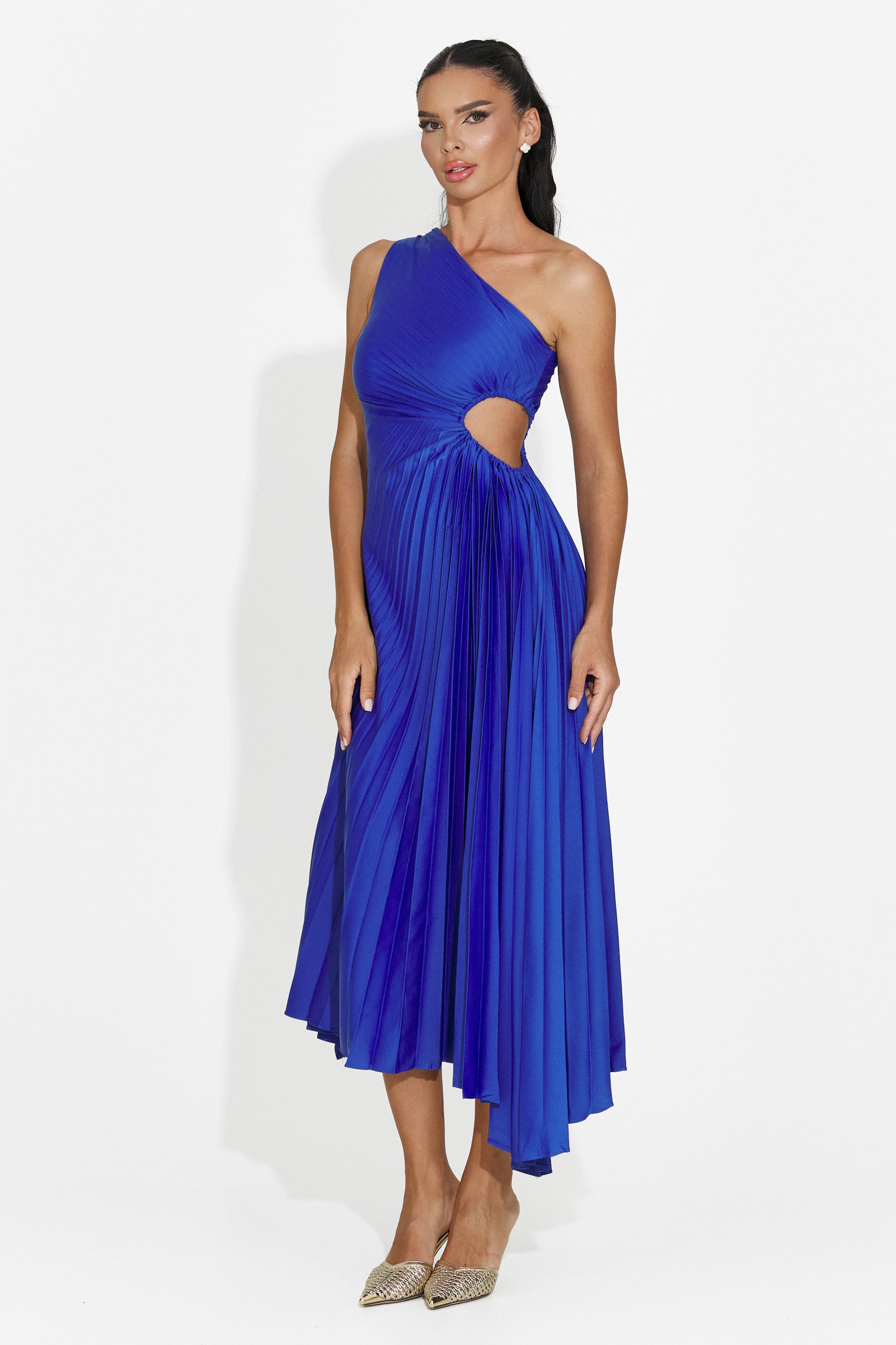 Vestito Corto Blu da Donna di Delimia Bogas