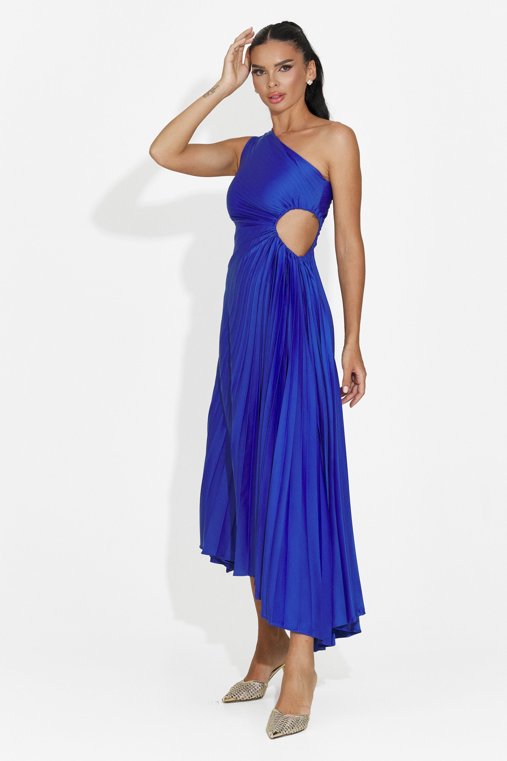 Vestito donna corto blu Delimia Bogas