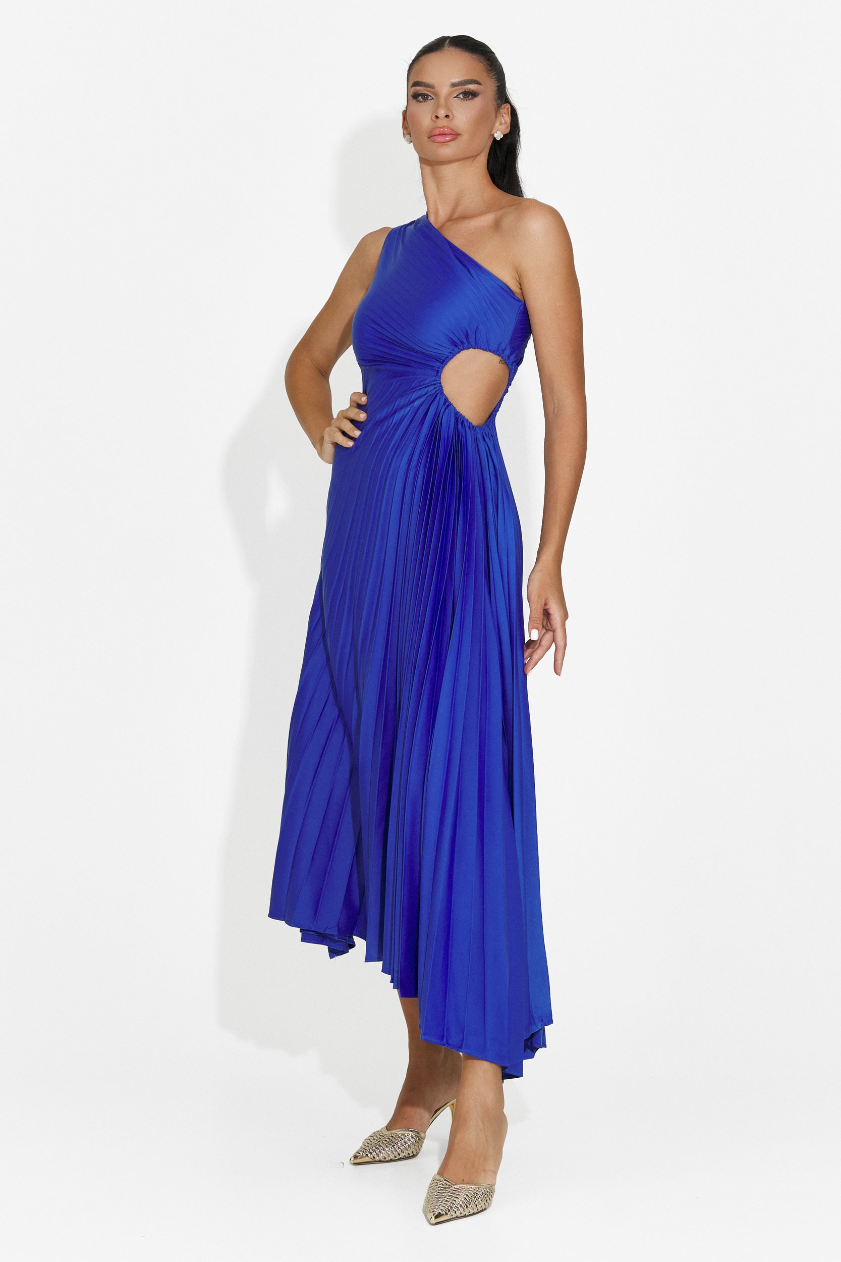 Vestito donna corto blu Delimia Bogas