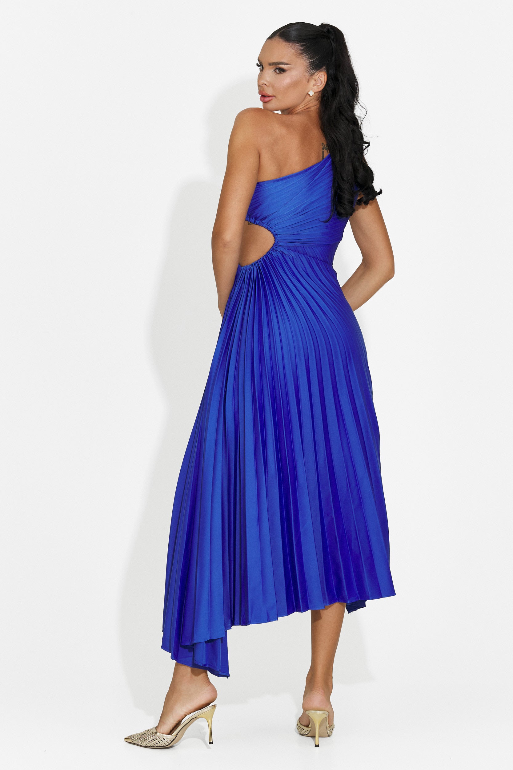Vestito donna corto blu Delimia Bogas