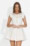 Abito donna corto beige Manari Bogas
