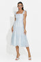 Vestito Blu Corto da Donna di Camenia Bogas