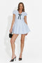 Abito donna corto blu Eliria Bogas