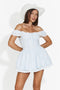 Abito donna corto azzurro Melindia Bogas