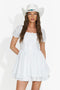 Breve vestito blu Vadis Bogas per donne