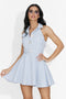 Breve Vestito Blu da Donna di Valairus Bogas