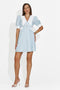Abito donna corto azzurro Zurlia Bogas
