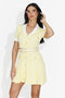 Vestito Giallo Corto da Donna di Casanda Bogas