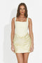 Vestito donna corto giallo Karamela Bogas