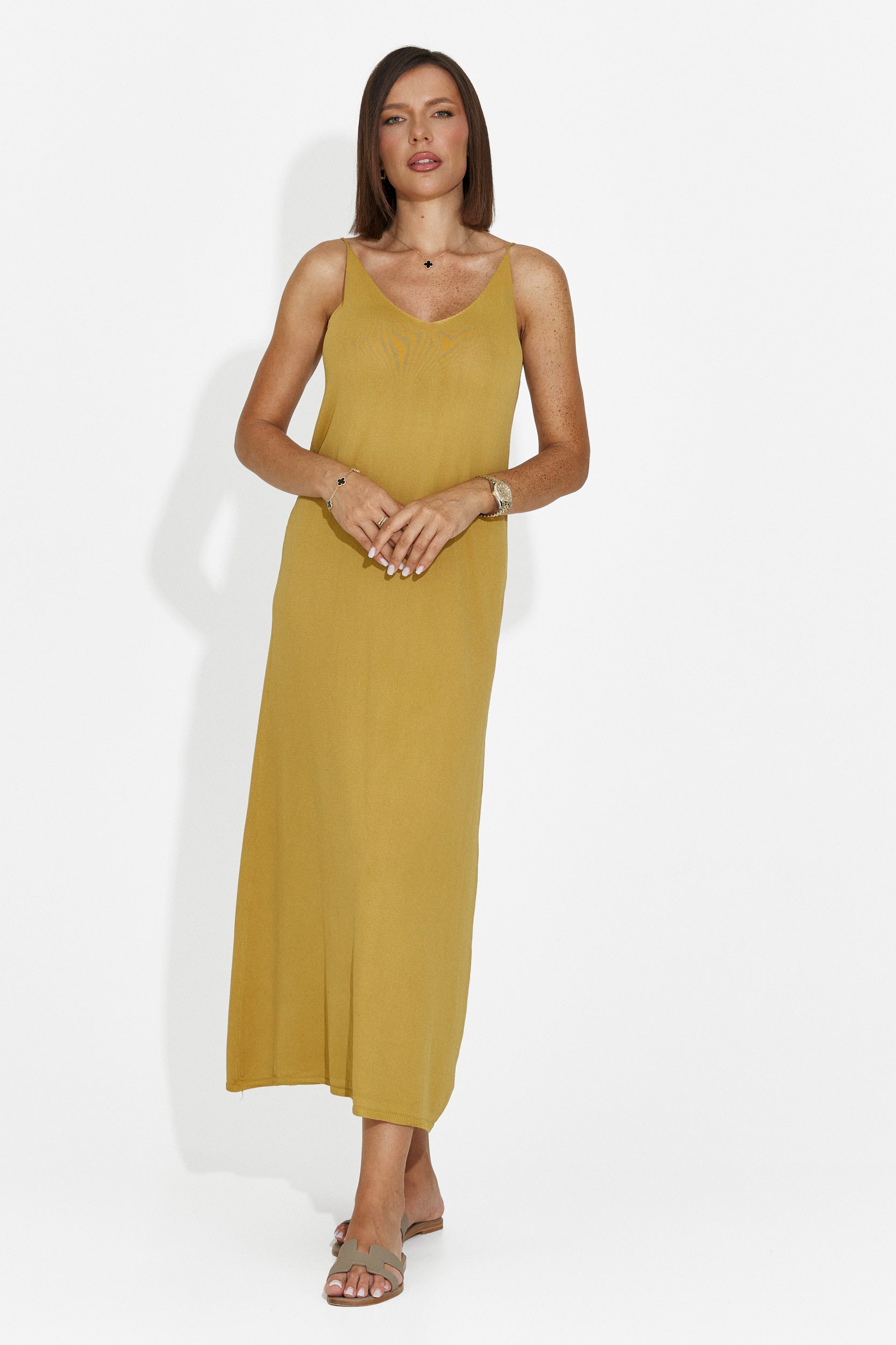 Vestito donna corto giallo Liorna Bogas