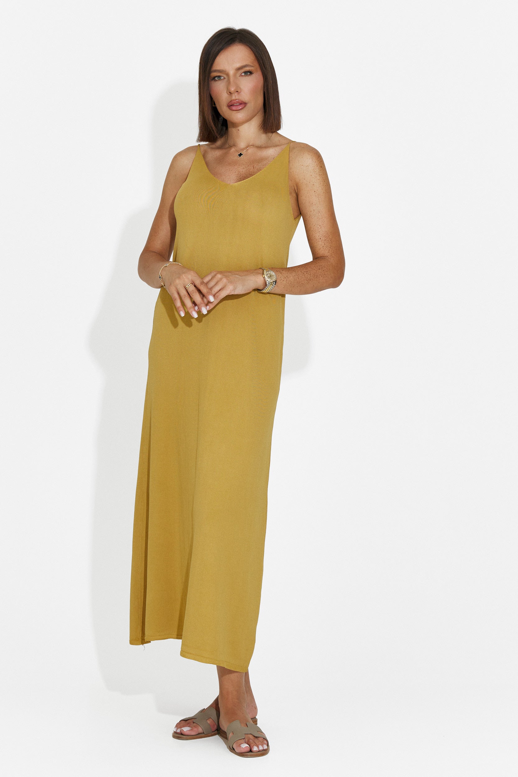 Vestito donna corto giallo Liorna Bogas