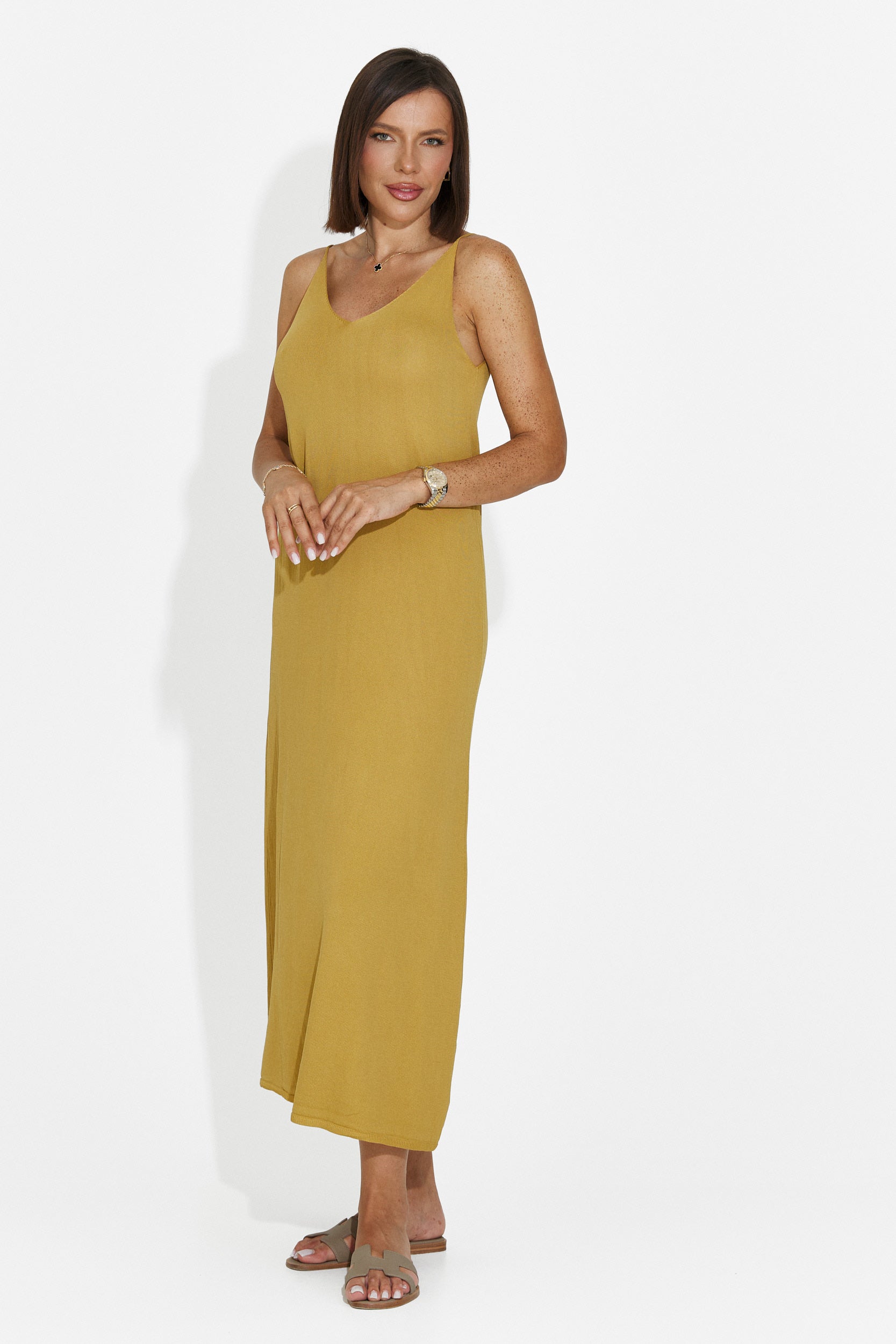 Vestito donna corto giallo Liorna Bogas