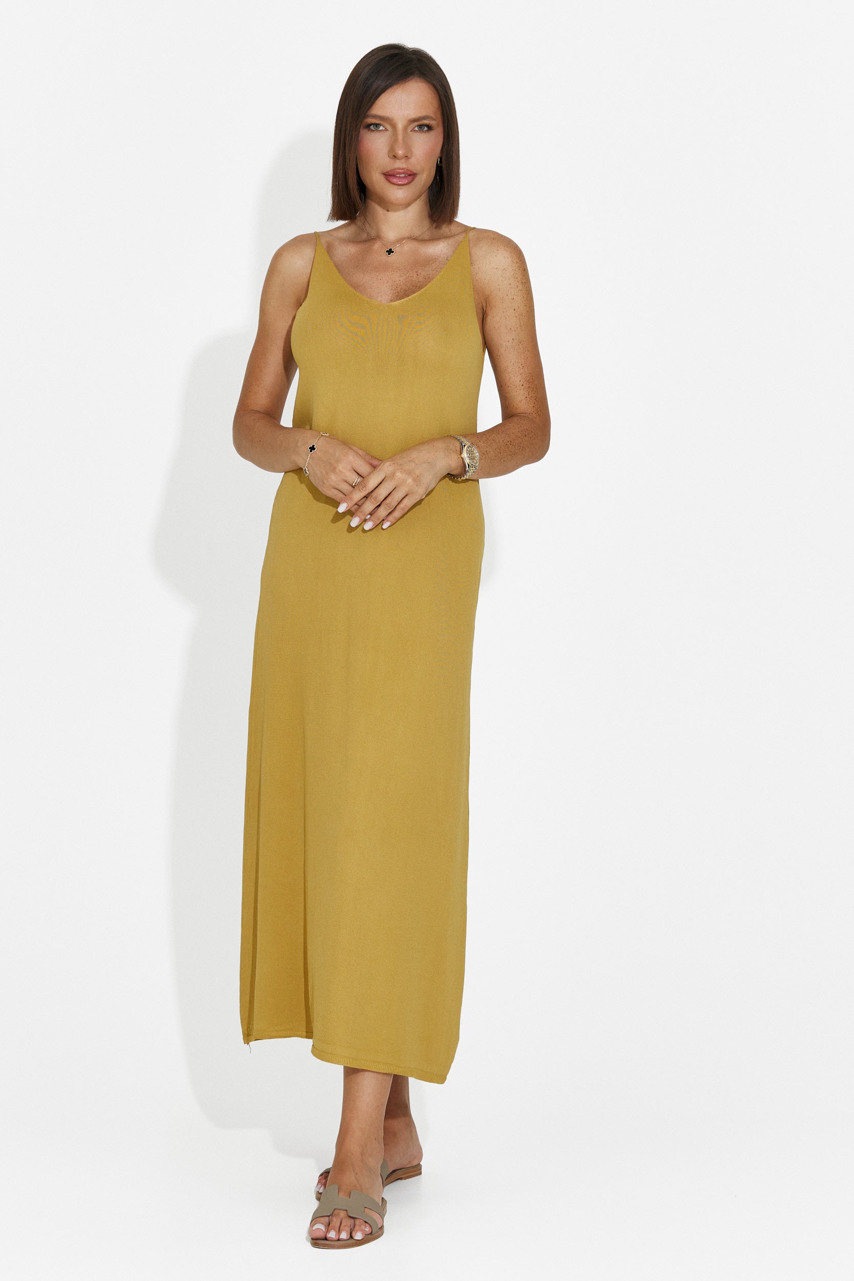 Vestito donna corto giallo Liorna Bogas