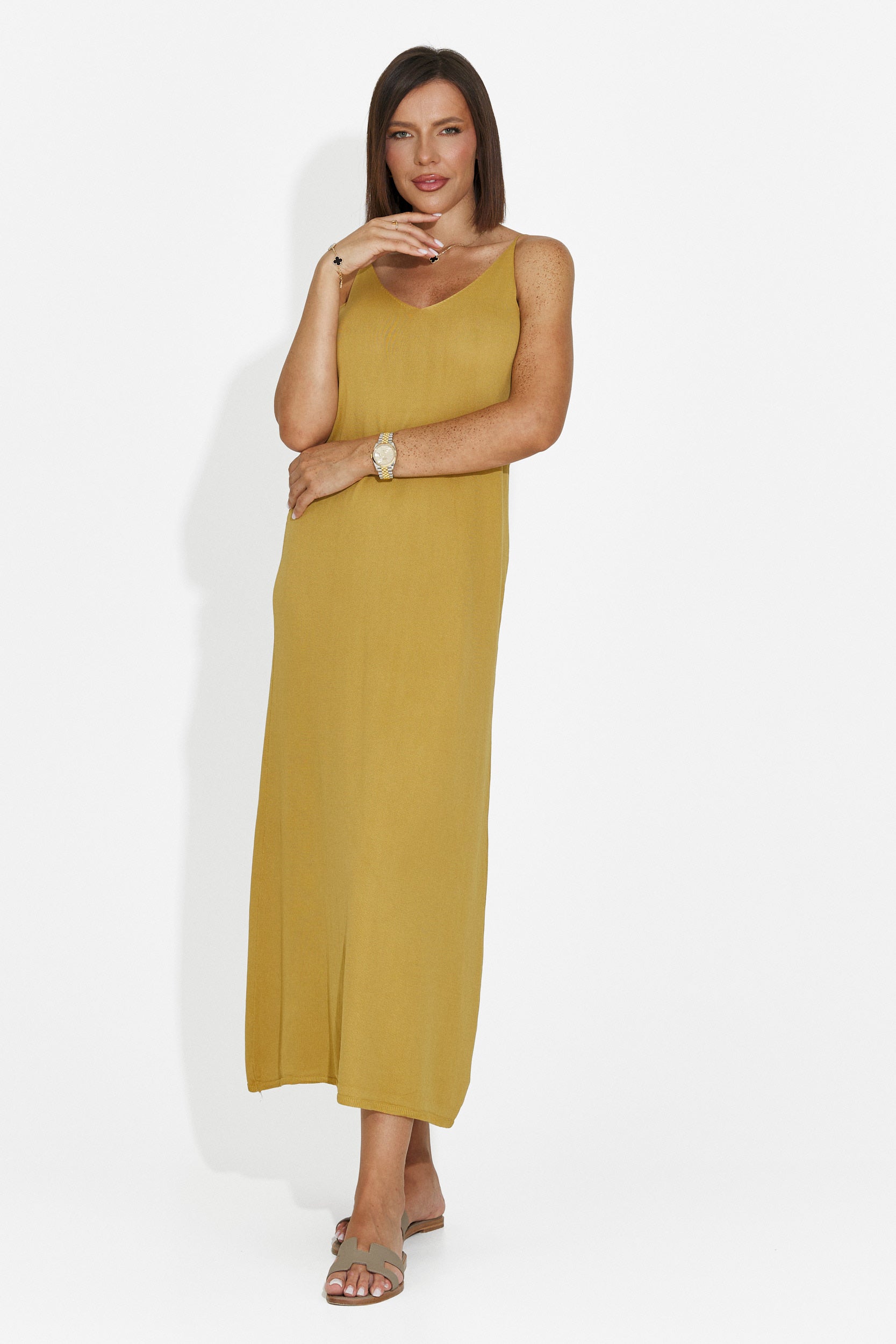 Vestito donna corto giallo Liorna Bogas