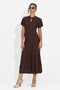 Vestito donna corto marrone Azania Bogas
