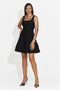 Abito donna corto nero Betana Bogas