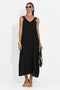 Vestito corto da donna nero Clarinia Bogas