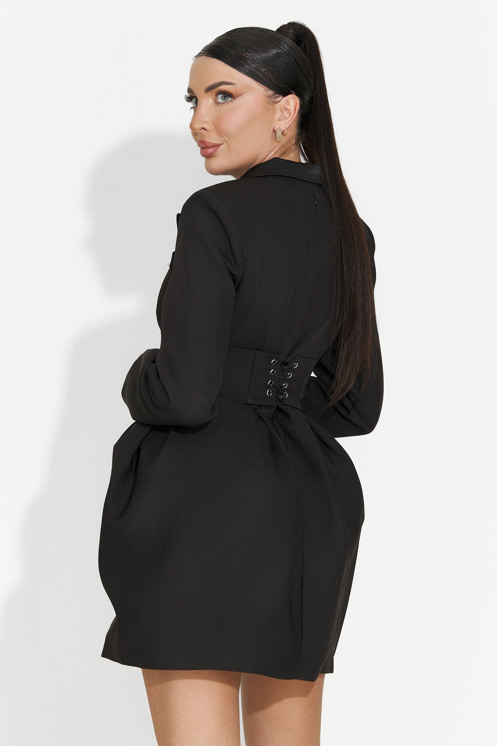 Cortina Bogas Vestito Corto Nero per Donne
