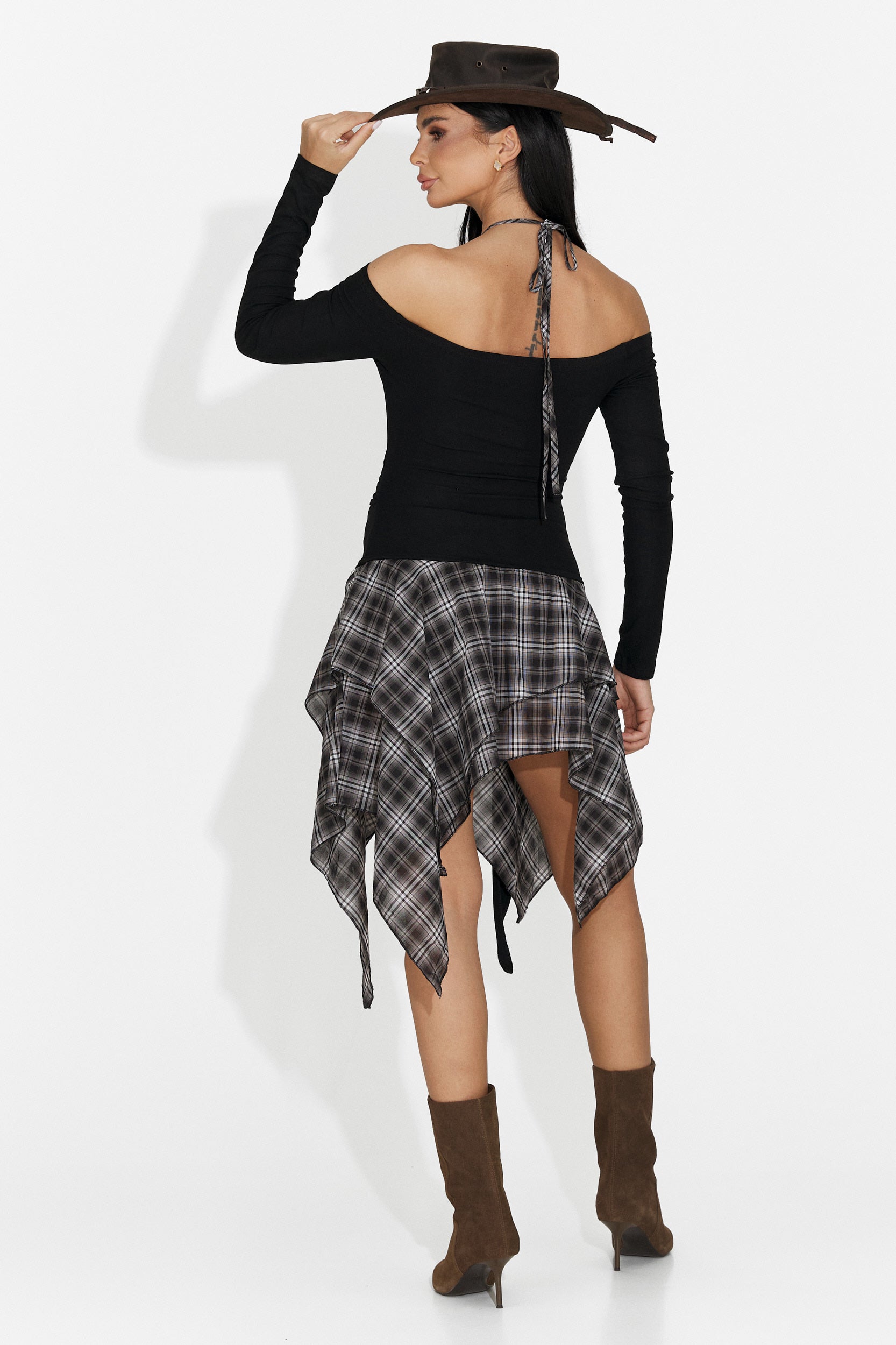 Rochie dama scurta neagra Heliana Bogas