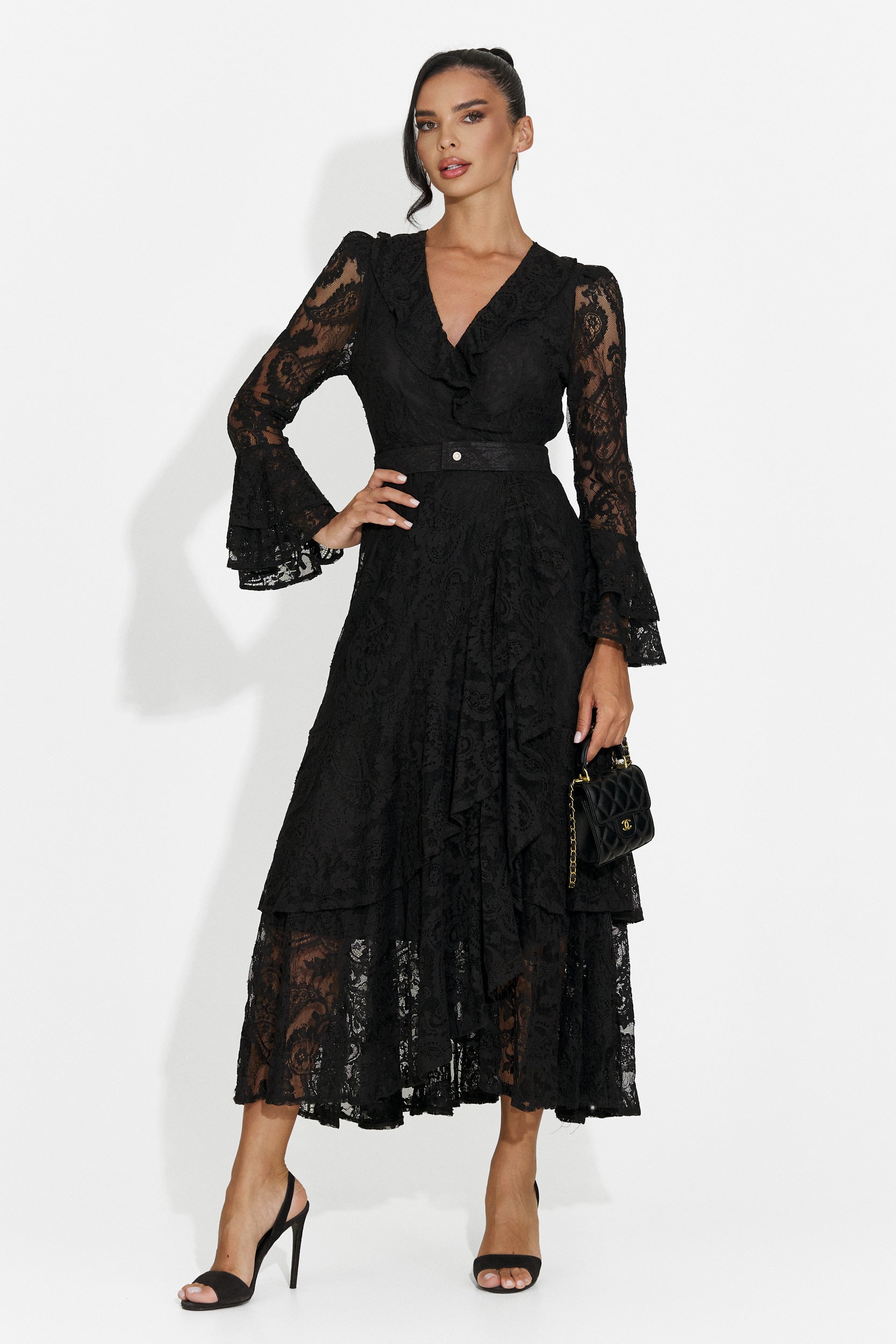 Abito donna corto nero Nariam Bogas