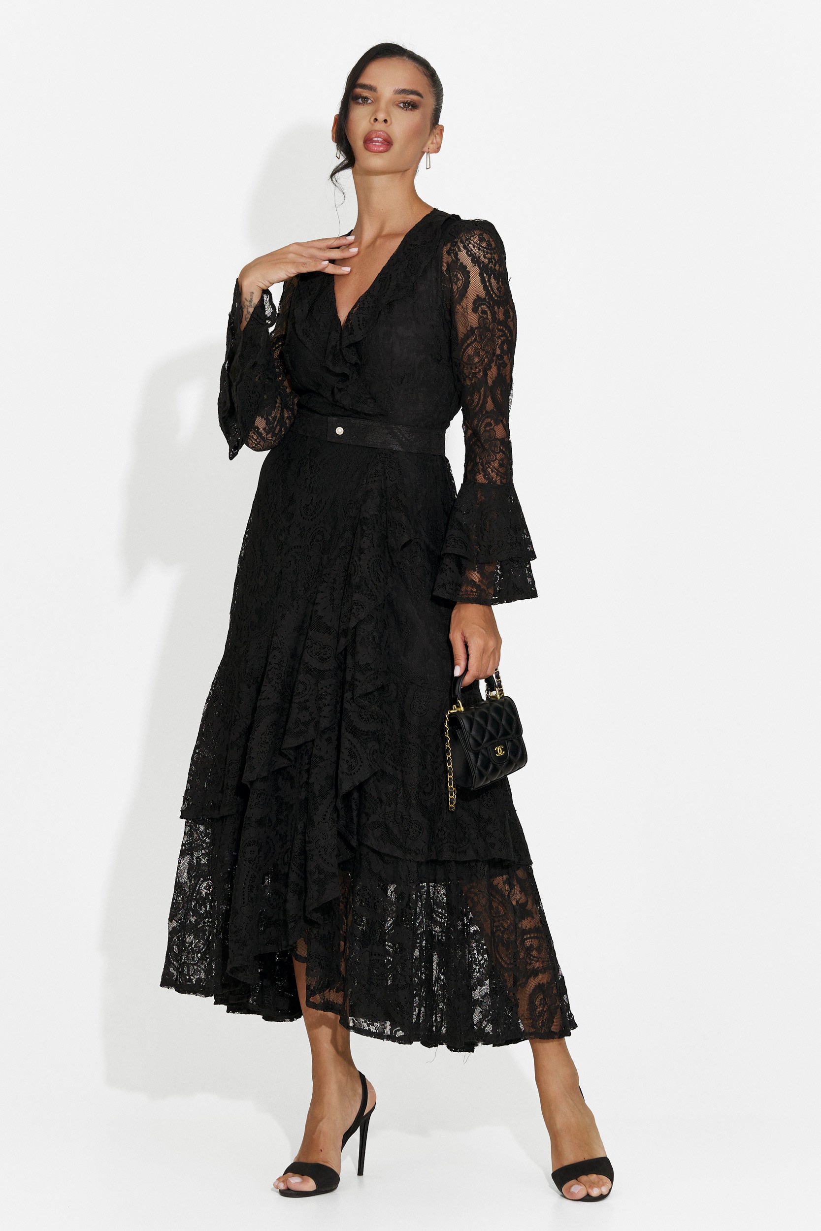 Abito donna corto nero Nariam Bogas