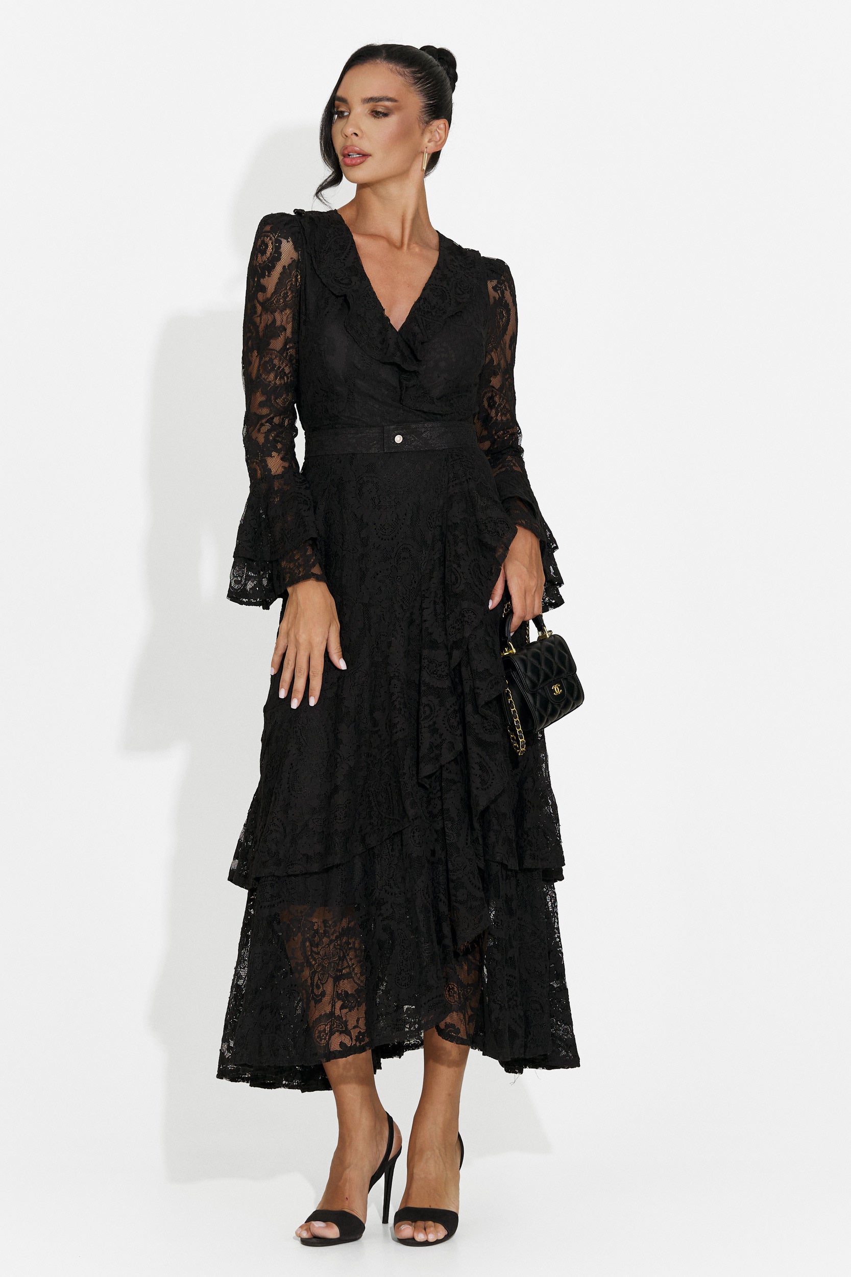 Abito donna corto nero Nariam Bogas