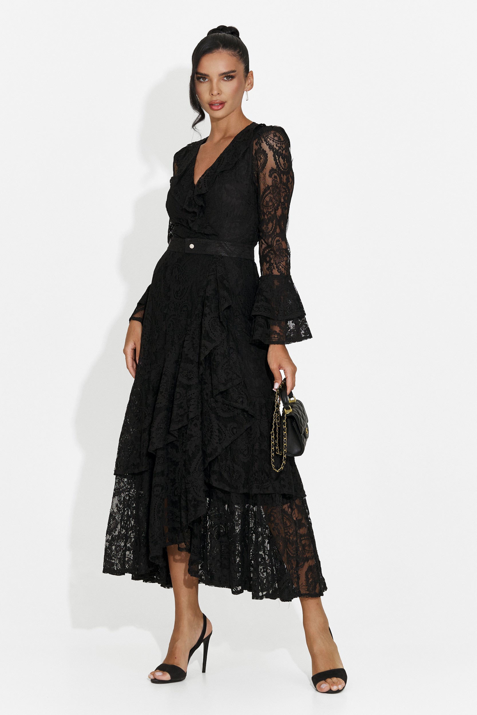 Abito donna corto nero Nariam Bogas